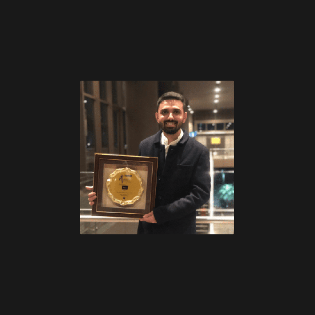 Jwalant Mahdevwala wins national young designer award at architects and interiors 2019