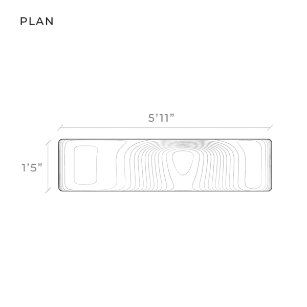 LOOP bench, diagram 1, plan view