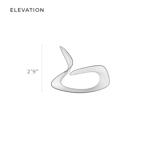 LOOP rocker, diagram 2, side elevation