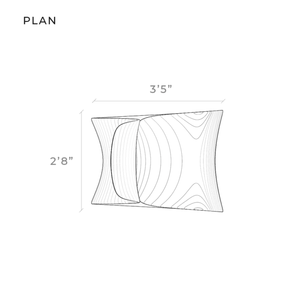 LOOP rocker, diagram 1, plan view