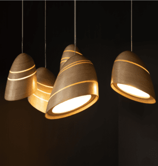 elevation of RAY pendant lights