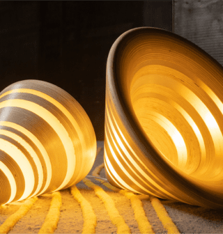 RAY funnel and cone lamp, detail picture