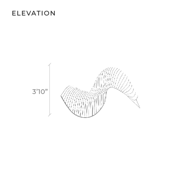 KYMA chair , diagram 2, elevation