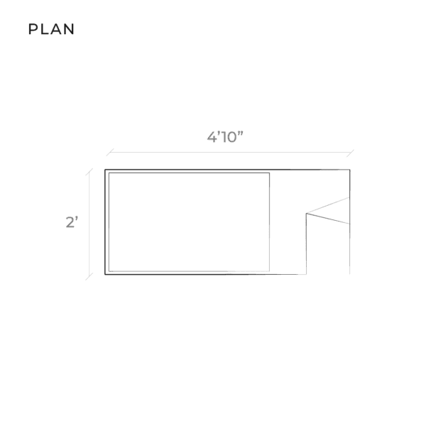 EDGE study table, diagram 1,plan view