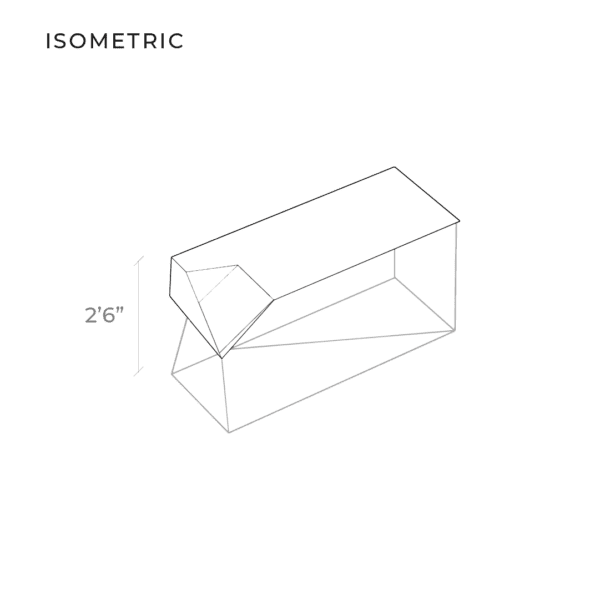 EDGE study table, diagram 1, isometric