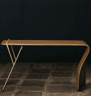 LOOP study table, side elevation photograph