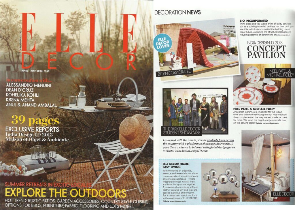 elle decor cover india, may 2013 edition