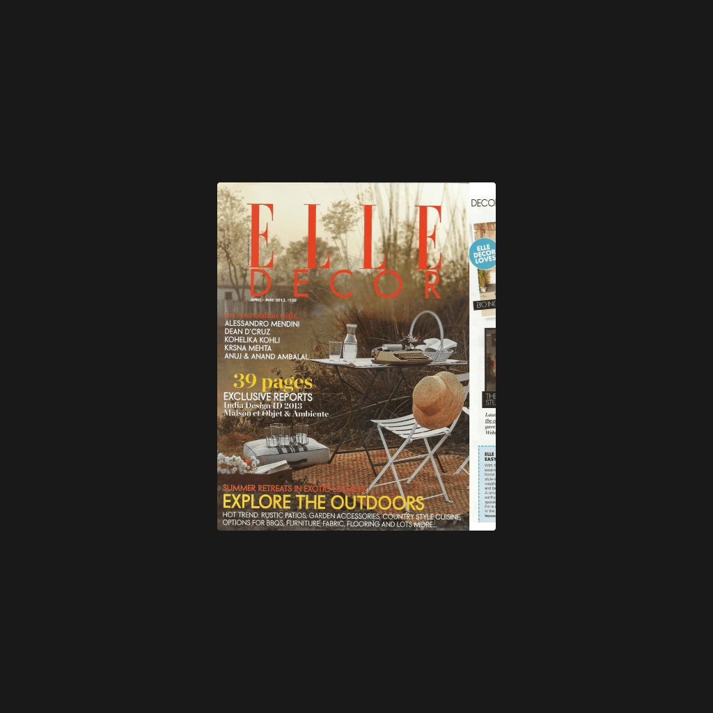 Elle Decor 2013 Edition Cover
