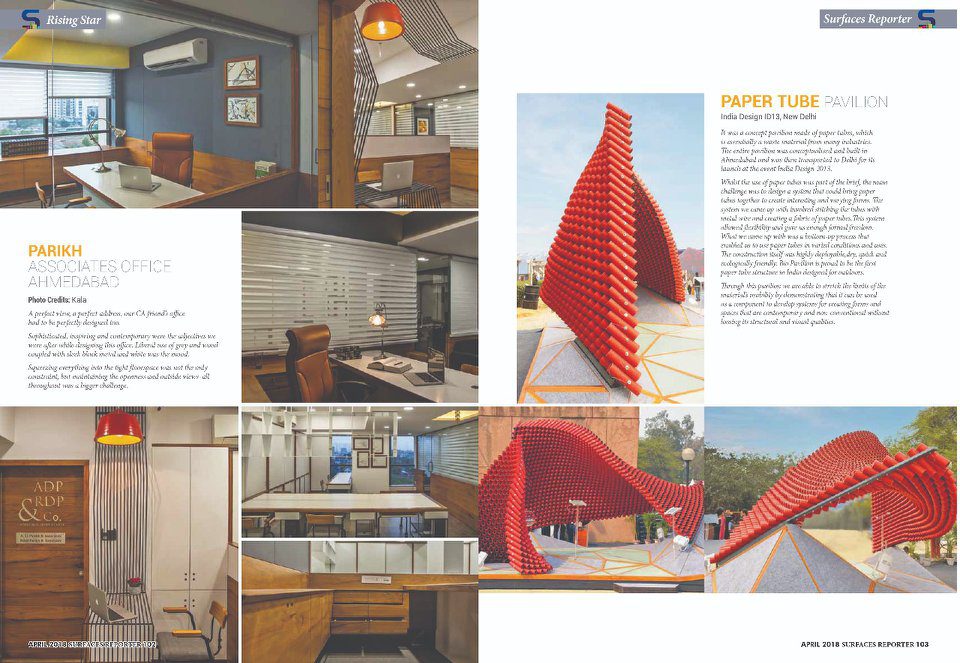 Interiors and installations by andblack design studio, Surface Reporter 2018 - page 4